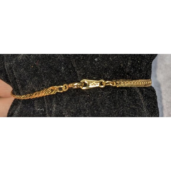 Avon Gold Rhinestone Bracelet - Picture 3 of 3